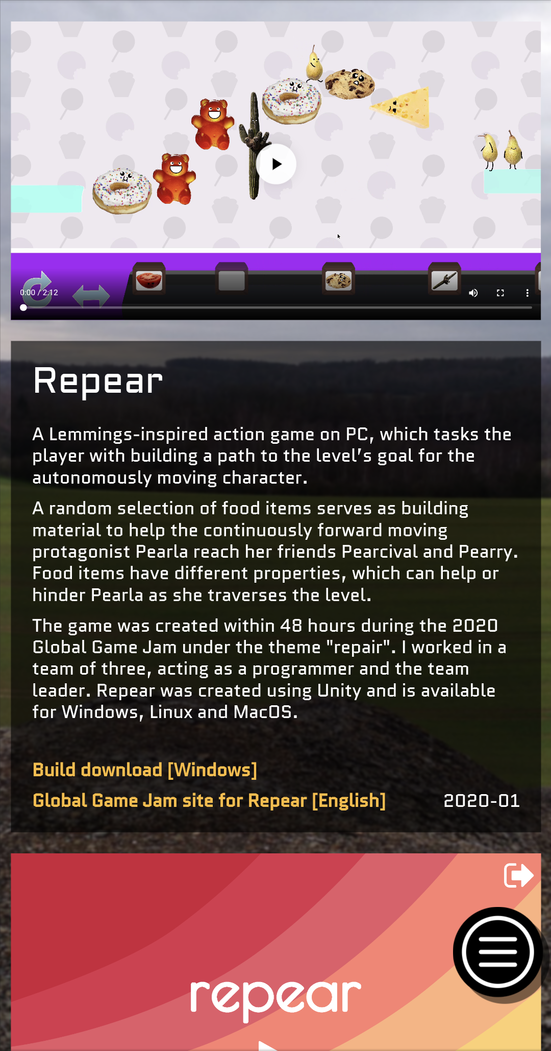 A project in the site